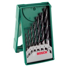 Набір свердел по дереву Bosch Mini-X-Line, 3-10 мм, 7 шт