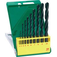 Набор сверл по металлу Promoline HSS-R 1-10 мм, 10 шт