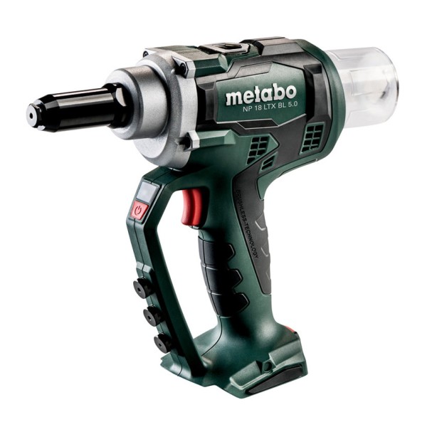 Аккумуляторный заклепочный пистолет Metabo NP 18 LTX BL 5.0 в MetaBox (без АКБ)