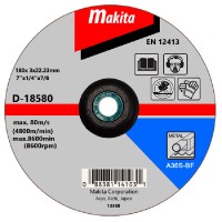 Отрезной круг Makita A30S по металлу, 180х3 мм, выпуклый