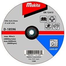 Отрезной круг Makita A30S по металлу, 230х3 мм, выпуклый