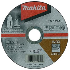 Відрізний круг Makita A60T по сталі, 125х1 мм, плоский