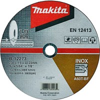 Отрезной круг Makita A60T по стали, 230х1,9 мм, плоский