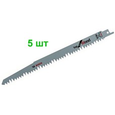 Пиляльне полотно Bosch Top for Wood S 1531 L, 240 мм, 5 шт