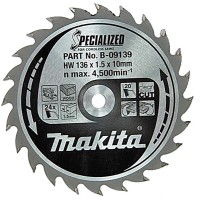 Пильный диск Makita Specialized, 136x10 мм 24T