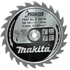 Пильный диск Makita Specialized, 136x10 мм 24T
