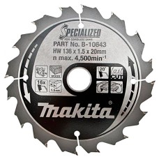 Пильный диск Makita Specialized, 136x20 мм 16T
