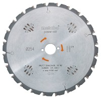 Пильный диск Metabo HW/CT, 230x2,6х30 мм, 18 WZ 10°