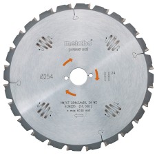 Пильный диск Metabo HW/CT, 250x2,8х30 мм, 24 WZ 25°