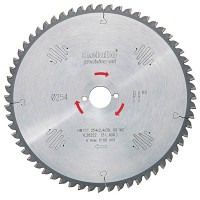 Пильный диск Metabo HW/CT, 250x2,4х30 мм, 60 WZ 5°
