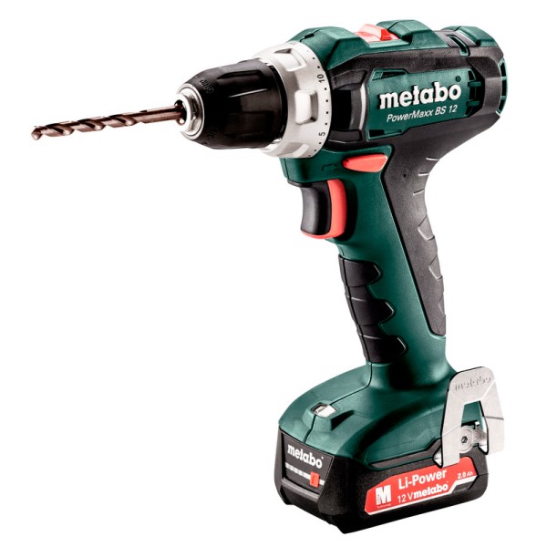 Аккумуляторная дрель-шуруповерт Metabo PowerMaxx BS 12 Set + ULA 12 LED