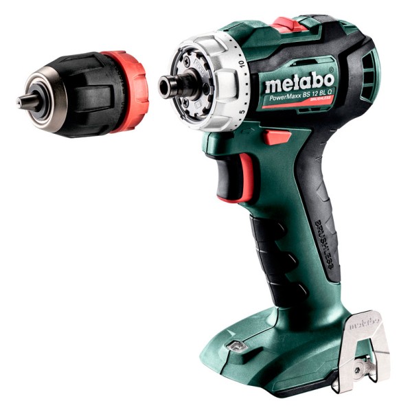 Аккумуляторная дрель-шуруповерт Metabo PowerMaxx BS 12 BL Q, каркас в кейсе MetaBox