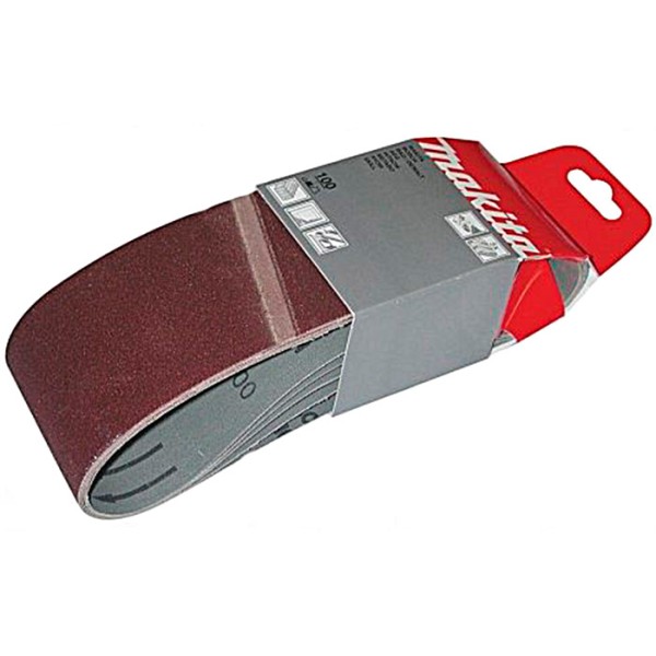 Шлифлента Makita, 100х610 мм, К80, 5 шт