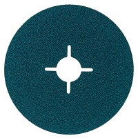 Шлифдиск Metabo P80, ZK, волокно, 125x22,23 мм