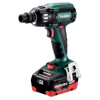 Аккумуляторный ударный гайковерт Metabo SSW 18 LTX 400 BL LiHD, 2 акб 5,5 Ah