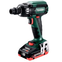 Аккумуляторный ударный гайковерт Metabo SSW 18 LTX 400 BL LiHD, 2 акб 4 Ah
