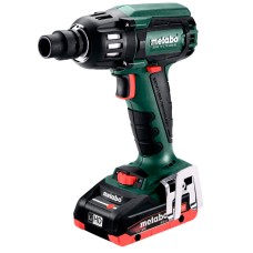 Аккумуляторный ударный гайковерт Metabo SSW 18 LTX 400 BL LiHD, 2 акб 4 Ah