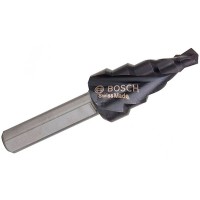 Ступенчатое сверло Bosch HSS-AlTiN, 5 ступ., 4-12 мм, 6 мм