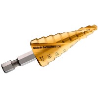 Ступенчатое сверло Bosch HSS-TiN, 9 ступ., HEX ¼ дюйма