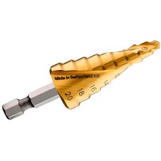 Східчасте свердло Bosch HSS-TiN, 9 ступ., HEX ¼ дюйма