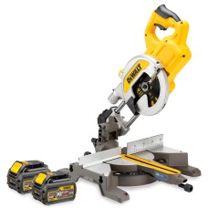 Торцювальна пила акумуляторна XR Flexvolt DeWalt DCS777T2