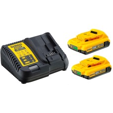 Зарядний пристрій і 2 акумулятора DeWalt DCB115D2