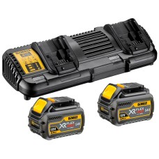 Зарядний пристрій + 2 акумулятора XR FlexVolt DeWalt DCB132T2