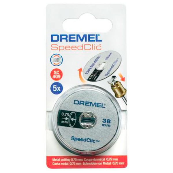 Круги отрезные Dremel EZ Speedclic тонкие 0,75 мм (SC409)