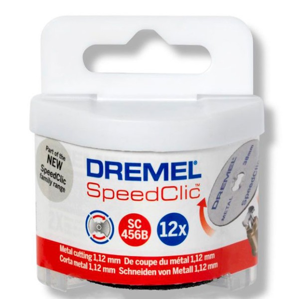 Відрізний круг Dremel EZ SpeedClic Н-Р SC456 12 шт. (2615S456JD)