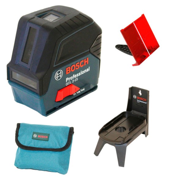 Нівелір Bosch Professional GCL 2-15 з тримачем RM 1, мішенню, чохлом