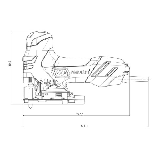 Лобзик Metabo STE 140 Industrial с кейсом