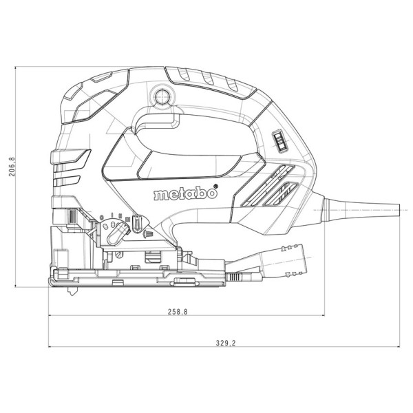 Лобзик Metabo STEB 140 Plus в кейсе