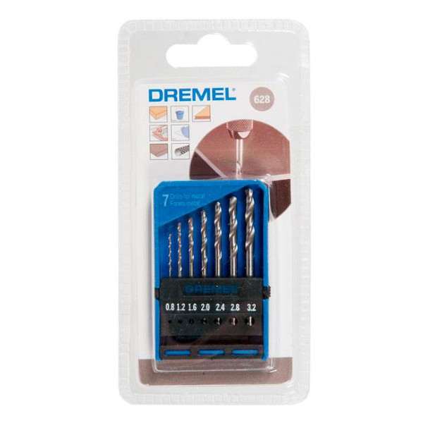 Набор сверл Dremel (628), 7 шт