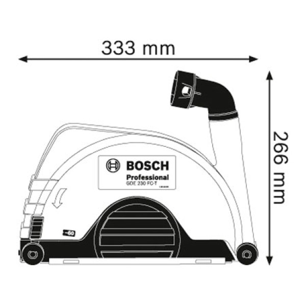Насадка для пылеудаления Bosch GDE 230 FC-T Professional