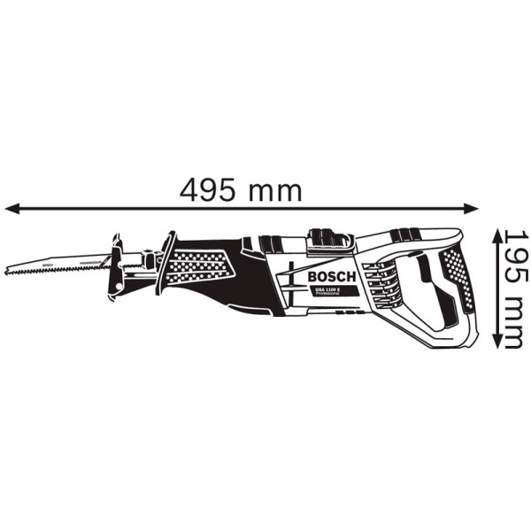 Ножівка електрична Bosch GSA 1100 E