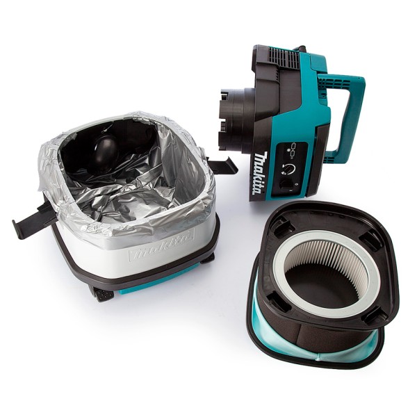 Акумуляторний пилосос (гібрид) Makita DVC861LZ