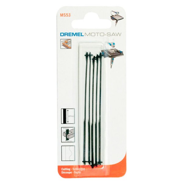 Пиляльне полотно Dremel MS53 для металу 5 шт. (2615MS53JA)