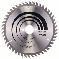 Диск по дереву Bosch Optiline Wood 190×2,6×30, 48 ATB