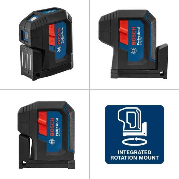 Лазерний нівелір Bosch Professional GPL 3 G з чохлом і 2 батарейками 1.5V