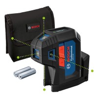 Лазерный нивелир Bosch Professional GPL 5 G c чехлом и 2 батарейками 1.5V