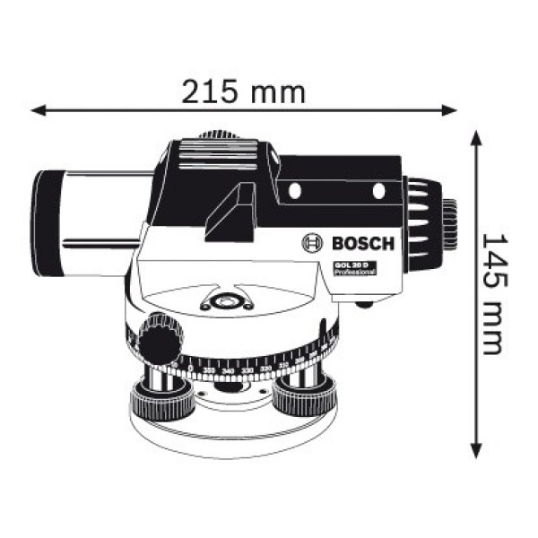 Оптический нивелир Bosch GOL 20 D Professional + BT 160 + GR 500