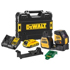 Рівень лазерний лінійний DeWalt DCE088D1G18 у валізі з акб 18V XR Li-lon 2Аh і з/п, аксесуарами