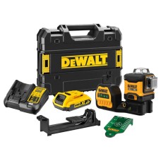 Рівень лазерний лінійний DeWalt DCE089D1G18 у валізі з акб 18V XR Li-lon 2Аh і з/п, аксесуарами