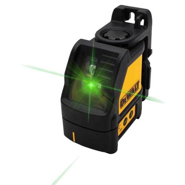 Рівень лазерний лінійний DeWalt DW088CG із кронштейном і батарейками