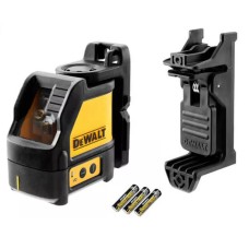Рівень лазерний лінійний DeWalt DW088CG із кронштейном і батарейками