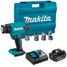 Акумуляторний технічний фен Makita DHG 181 RT, 1 акб 18 В Li-Ion LTX 5.0 Ah, з/п, кейс