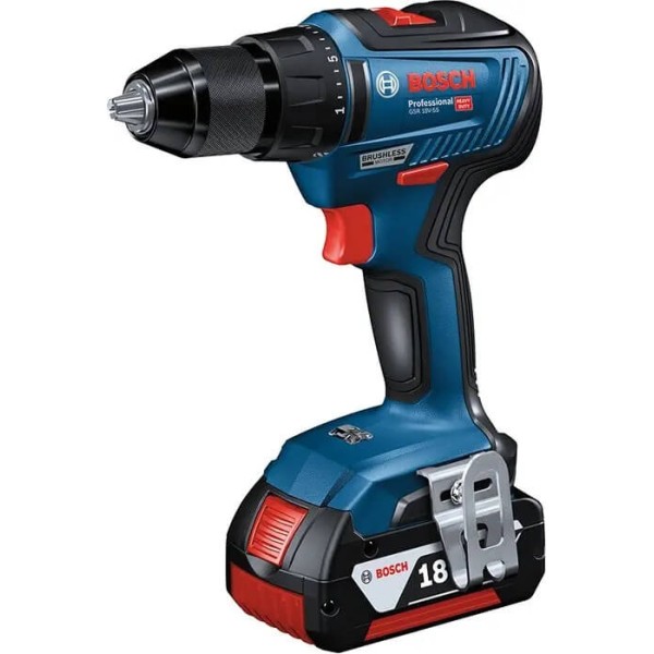 Набор аккумуляторных инструментов Bosch GSR 18V-50 и GWS 180-LI
