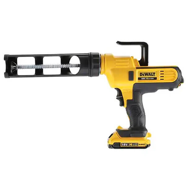 Аккумуляторный пистолет для герметиков DeWALT DCE560D1, акб Li-Ion на 2.0 Ah, з/у в кейсе