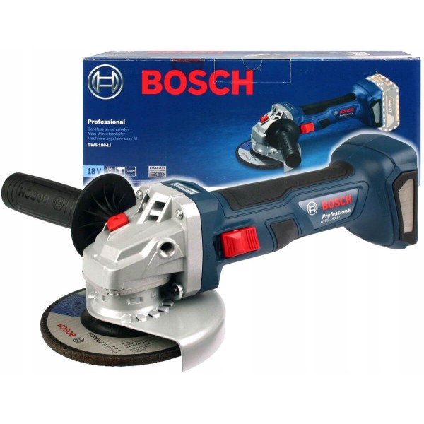 Акумуляторна безщіткова кутова шліфмашина Bosch Professional GWS 180-LI, без акб