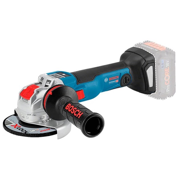 Угловая шлифмашина Bosch Professional GWX 18V-10 SC с регулировкой в L-Boxx 136 c Bluetooth модулем GCY 30-4, без акб и з/у